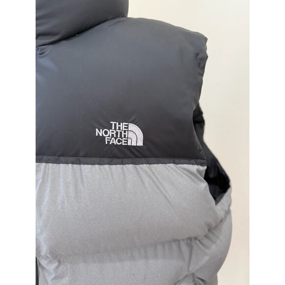 North Face Nuptse Puffer XXL Mens Silver Grey Down 700 Fill Retro 96 - Picture 4 of 11